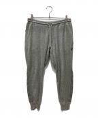 1piu1uguale3ウノピュウノウグァーレトレ）の古着「ベロアパンツ」｜グレー