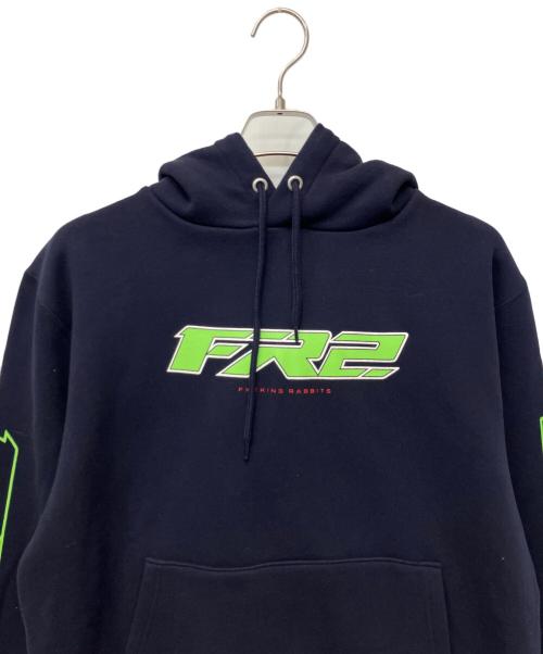 FR2（エフアールツー）FR2 (エフアールツー) プルオーバーパーカー ネイビー サイズ:Mの古着・服飾アイテム