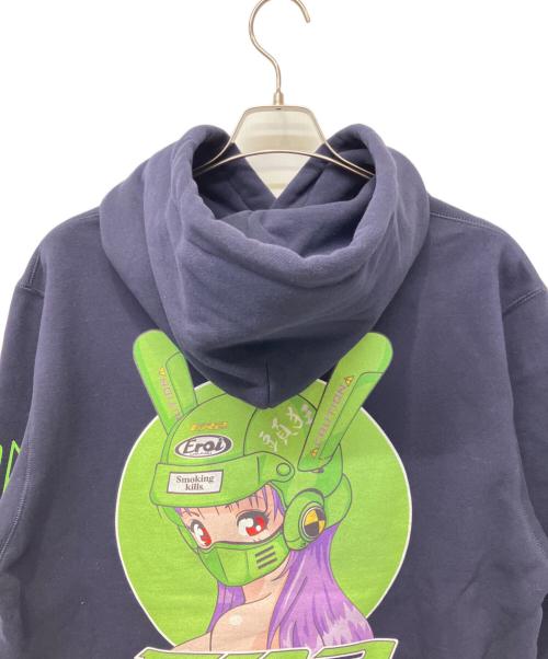 FR2（エフアールツー）FR2 (エフアールツー) プルオーバーパーカー ネイビー サイズ:Mの古着・服飾アイテム