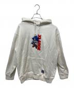 X-LARGEエクストララージ）の古着「プルオーバーパーカー」｜ホワイト