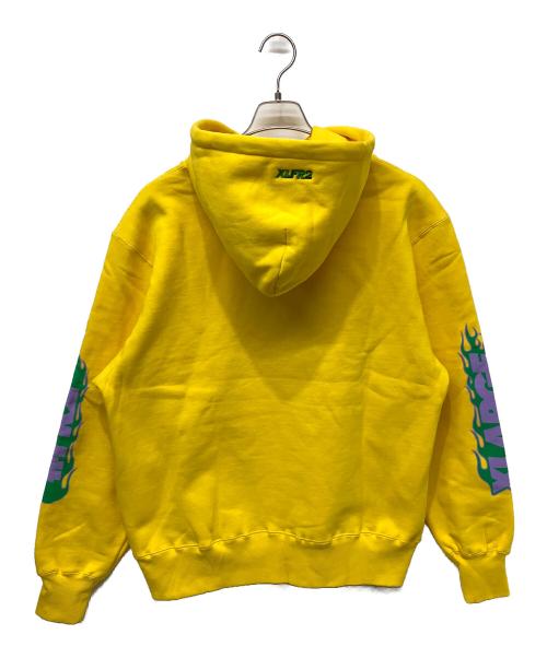 X-LARGE（エクストララージ）X-LARGE (エクストララージ) FR2 (エフアールツー) プルオーバーパーカー イエロー サイズ:Lの古着・服飾アイテム