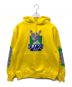 X-LARGE（エクストララージ）の古着「プルオーバーパーカー」｜イエロー