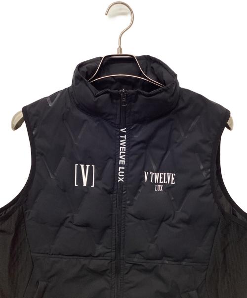 V12（ヴィトゥエルブ）V12 (ヴィトゥエルブ) ベスト ブラック サイズ:Lの古着・服飾アイテム