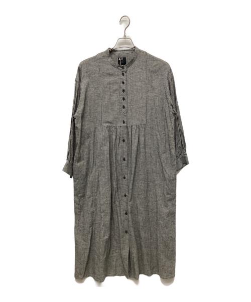 オオカミとフクロウ（オオカミトフクロウ）オオカミとフクロウ (オオカミトフクロウ) 長袖ワンピース グレー サイズ:Freeの古着・服飾アイテム