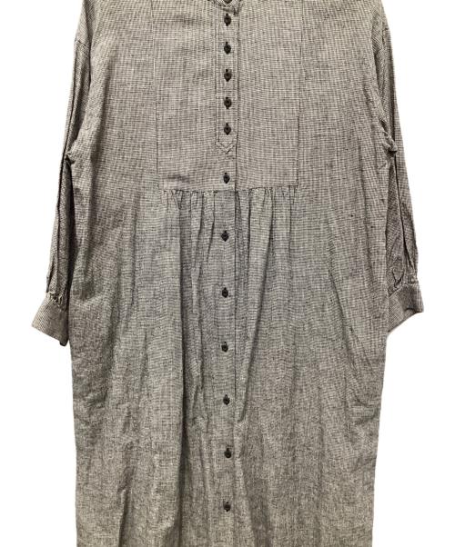 オオカミとフクロウ（オオカミトフクロウ）オオカミとフクロウ (オオカミトフクロウ) 長袖ワンピース グレー サイズ:Freeの古着・服飾アイテム