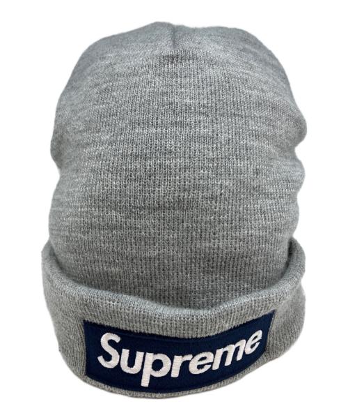 SUPREME（シュプリーム）SUPREME (シュプリーム) ニット帽 グレーの古着・服飾アイテム