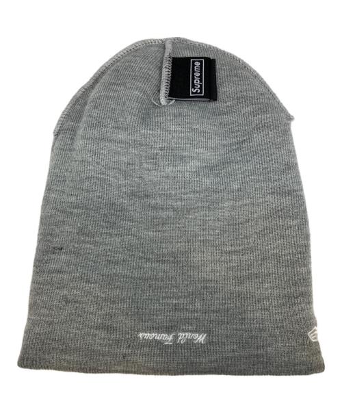 SUPREME（シュプリーム）SUPREME (シュプリーム) ニット帽 グレーの古着・服飾アイテム