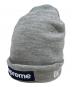 SUPREME（シュプリーム）の古着「ニット帽」｜グレー