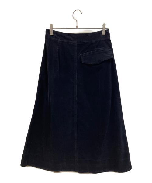 MHL（エムエイチエル）MHL (エムエイチエル) コーデュロイスカート ブラック サイズ:1 未使用品の古着・服飾アイテム