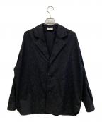 IROQUOISイロコイ）の古着「STRETCH JACQUARD SHIRTS JK」｜ブラック