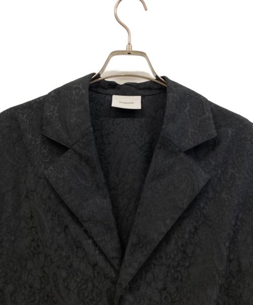 IROQUOIS（イロコイ）IROQUOIS (イロコイ) STRETCH JACQUARD SHIRTS JK ブラック サイズ:2の古着・服飾アイテム