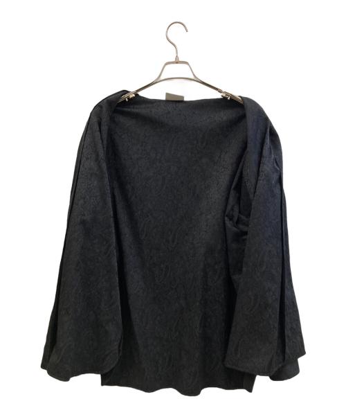IROQUOIS（イロコイ）IROQUOIS (イロコイ) STRETCH JACQUARD SHIRTS JK ブラック サイズ:2の古着・服飾アイテム