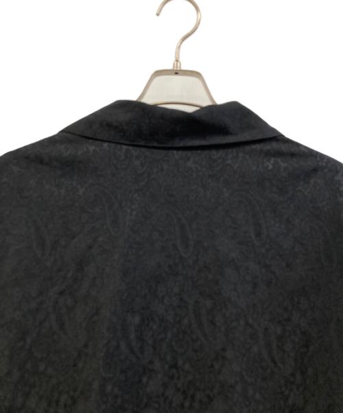 IROQUOIS（イロコイ）IROQUOIS (イロコイ) STRETCH JACQUARD SHIRTS JK ブラック サイズ:2の古着・服飾アイテム