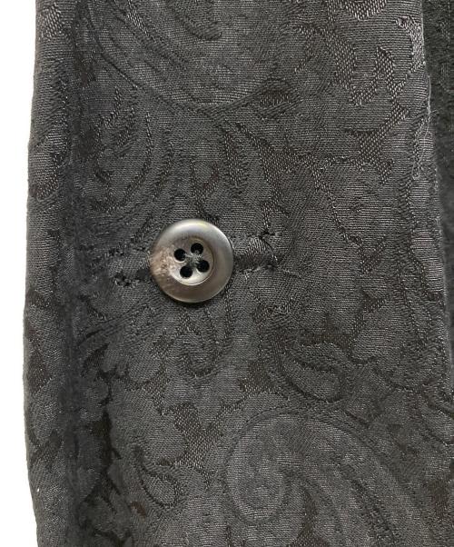 IROQUOIS（イロコイ）IROQUOIS (イロコイ) STRETCH JACQUARD SHIRTS JK ブラック サイズ:2の古着・服飾アイテム