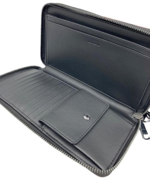 COACH（コーチ）COACH (コーチ) ラウンドファスナー財布 ブラックの古着・服飾アイテム