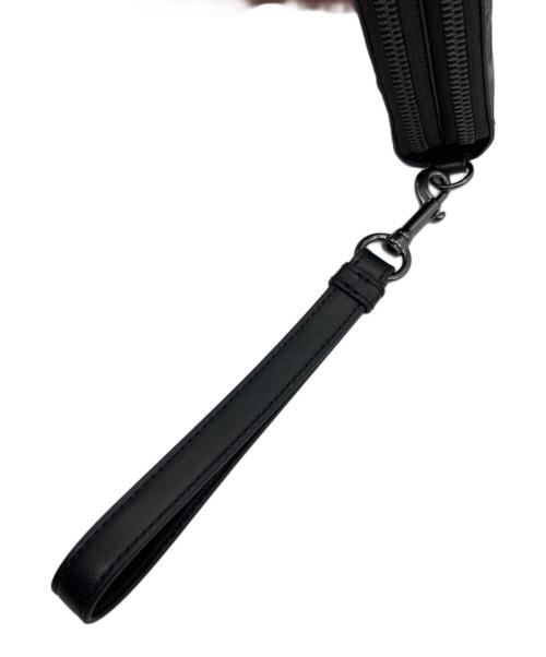 COACH（コーチ）COACH (コーチ) ラウンドファスナー財布 ブラックの古着・服飾アイテム