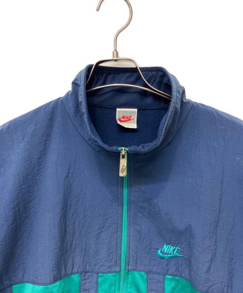 NIKE（ナイキ）NIKE (ナイキ) トラックジャケット グリーン×ネイビー サイズ:Lの古着・服飾アイテム