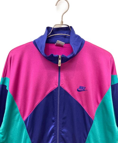 NIKE（ナイキ）NIKE (ナイキ) トラックジャケット ネイビー×グリーン×ピンク サイズ:XLの古着・服飾アイテム