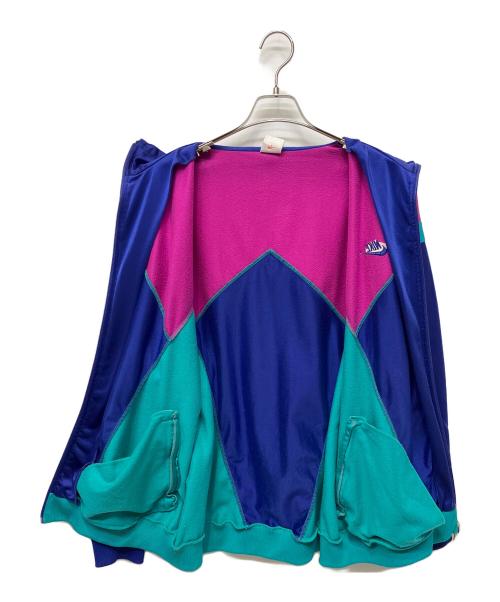 NIKE（ナイキ）NIKE (ナイキ) トラックジャケット ネイビー×グリーン×ピンク サイズ:XLの古着・服飾アイテム