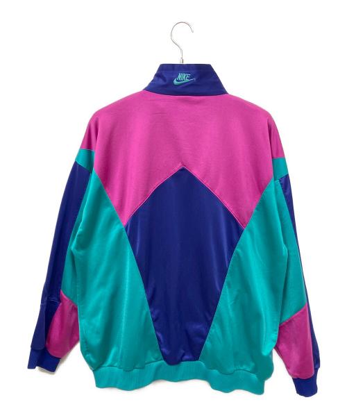 NIKE（ナイキ）NIKE (ナイキ) トラックジャケット ネイビー×グリーン×ピンク サイズ:XLの古着・服飾アイテム