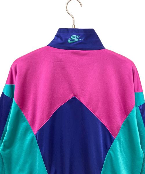 NIKE（ナイキ）NIKE (ナイキ) トラックジャケット ネイビー×グリーン×ピンク サイズ:XLの古着・服飾アイテム