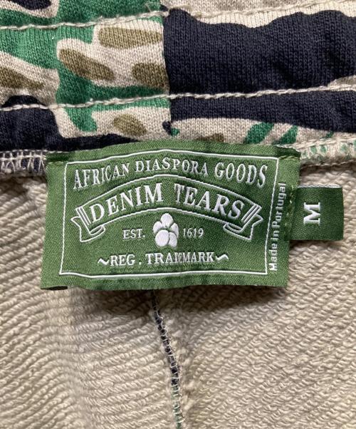 Denim Tears（デニムティアーズ）Denim Tears (デニムティアーズ) スウェットパンツ グリーン カモフラージュ グリーン サイズ:Mの古着・服飾アイテム