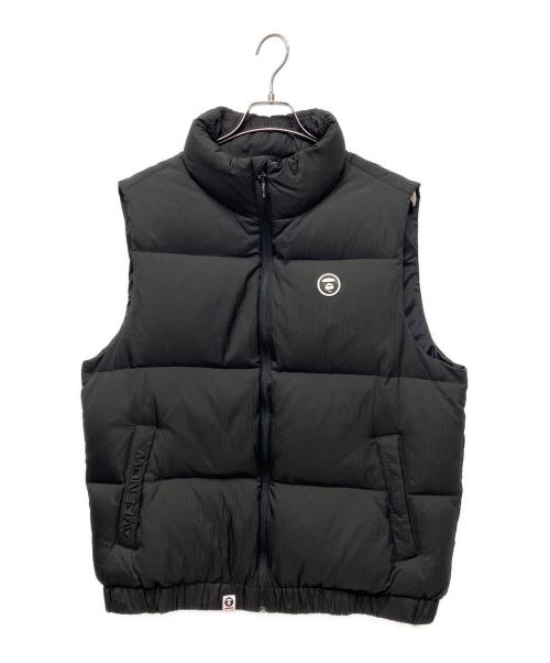 Aape BY A BATHING APE（エーエイプ バイ アベイシングエイプ）Aape BY A BATHING APE (エーエイプ バイ アベイシングエイプ) ダウンベスト ブラック サイズ:XLの古着・服飾アイテム