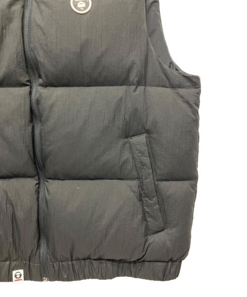 Aape BY A BATHING APE（エーエイプ バイ アベイシングエイプ）Aape BY A BATHING APE (エーエイプ バイ アベイシングエイプ) ダウンベスト ブラック サイズ:XLの古着・服飾アイテム