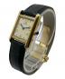 Cartier MUST TANK SMALL MODEL VERMEIL/マストタンクSM ヴェルメイユ Ref.W1008354 シャンパンアラビアCC文字盤 サイズ:SM/スモール/15.0cm/20.5mm×27.5mm：450000円