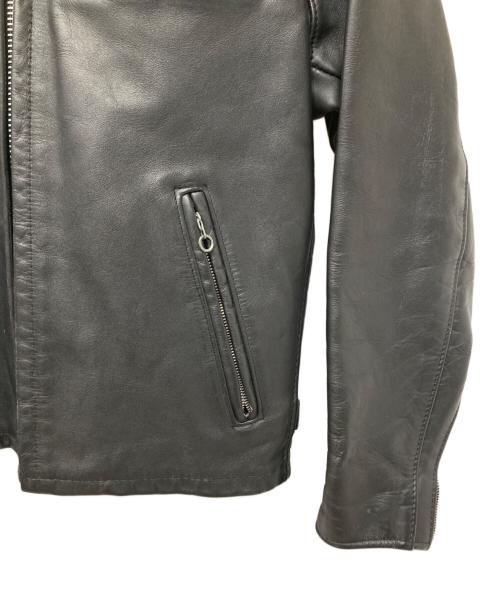 Schott（ショット）Schott (ショット) ライナー付きレザージャケット ブラック サイズ:36の古着・服飾アイテム