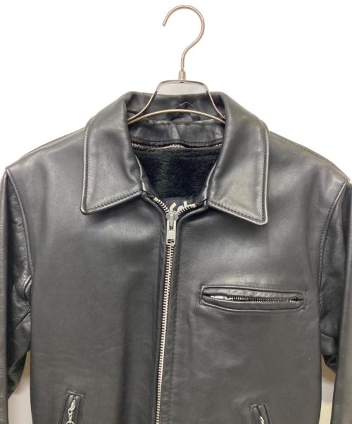 Schott（ショット）Schott (ショット) ライナー付きレザージャケット ブラック サイズ:36の古着・服飾アイテム