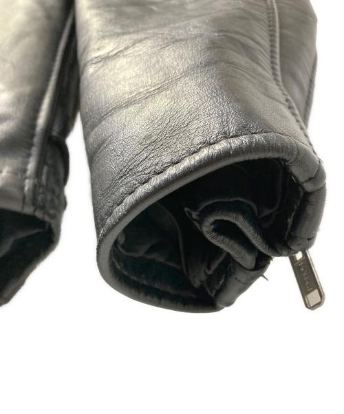 Schott（ショット）Schott (ショット) ライナー付きレザージャケット ブラック サイズ:36の古着・服飾アイテム