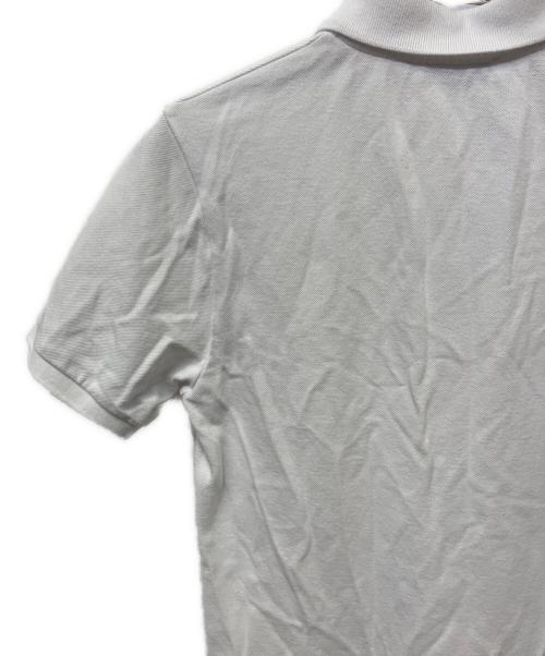 maison kitsune（メゾンキツネ）MAISON KITSUNE (メゾンキツネ) 半袖ポロシャツ ホワイト サイズ:Sの古着・服飾アイテム