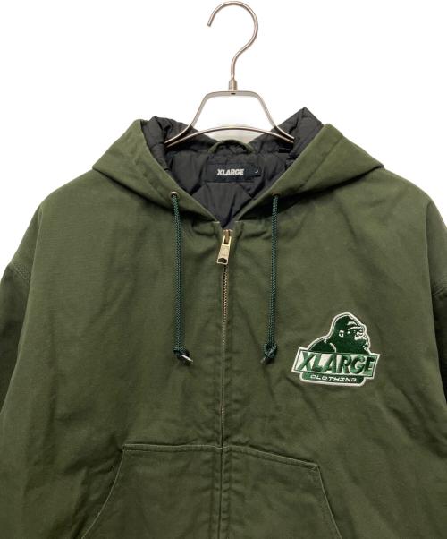 X-LARGE（エクストララージ）X-LARGE (エクストララージ) アクティブジャケット カーキ サイズ:Lの古着・服飾アイテム