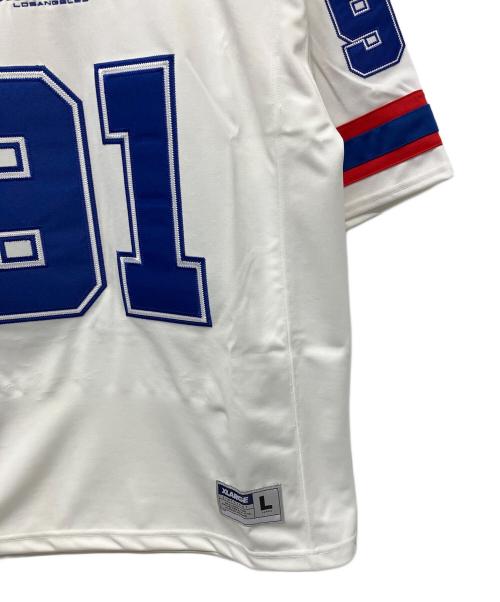 X-LARGE（エクストララージ）X-LARGE (エクストララージ) PANELED FOOTBALL JERSEY ホワイト サイズ:L 未使用品の古着・服飾アイテム