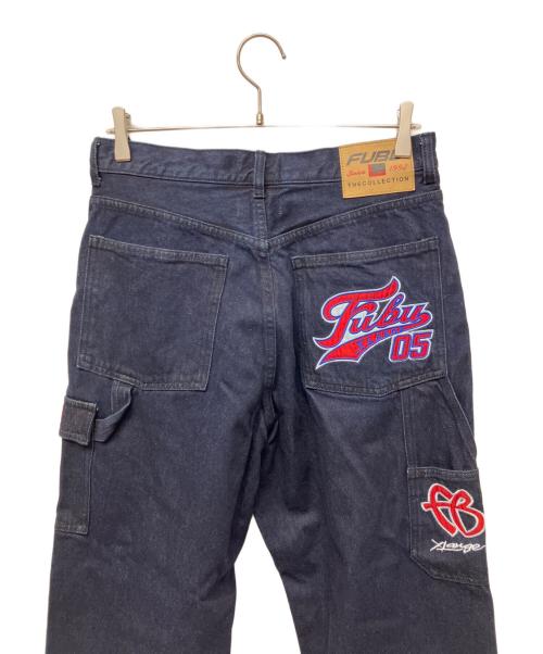 FUBU（フブ）FUBU (フブ) X-LARGE (エクストララージ) デニムペインターパンツ インディゴ サイズ:Mの古着・服飾アイテム