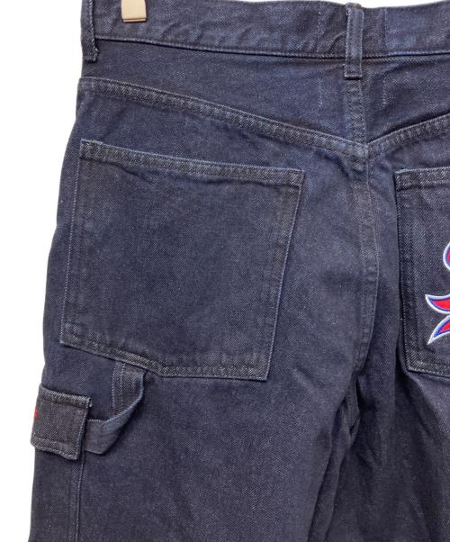 FUBU（フブ）FUBU (フブ) X-LARGE (エクストララージ) デニムペインターパンツ インディゴ サイズ:Mの古着・服飾アイテム