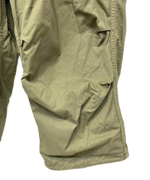 HARVESTY（ハーベスティー）HARVESTY (ハーベスティー) コットン ギャバジン オーバーパンツ カーキ サイズ:1の古着・服飾アイテム