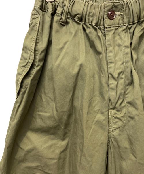 HARVESTY（ハーベスティー）HARVESTY (ハーベスティー) コットン ギャバジン オーバーパンツ カーキ サイズ:1の古着・服飾アイテム