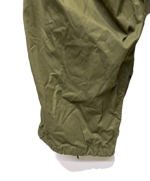 HARVESTY（ハーベスティー）HARVESTY (ハーベスティー) コットン ギャバジン オーバーパンツ カーキ サイズ:1の古着・服飾アイテム