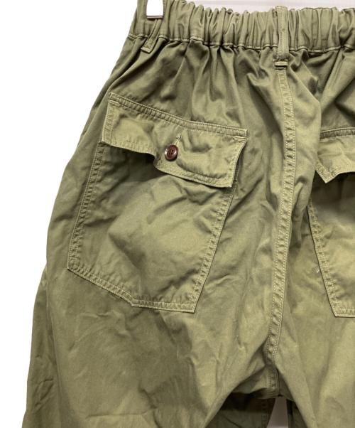 HARVESTY（ハーベスティー）HARVESTY (ハーベスティー) コットン ギャバジン オーバーパンツ カーキ サイズ:1の古着・服飾アイテム