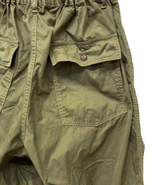 HARVESTY（ハーベスティー）HARVESTY (ハーベスティー) コットン ギャバジン オーバーパンツ カーキ サイズ:1の古着・服飾アイテム