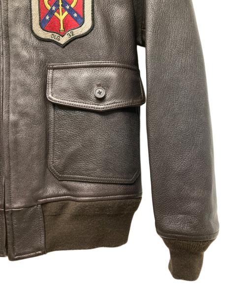 AVIREX（アヴィレックス）AVIREX (アヴィレックス) GOAT G-1 TOP GUNレザージャケット ブラウン サイズ:44の古着・服飾アイテム