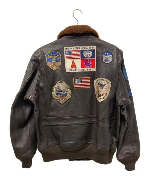 AVIREX（アヴィレックス）AVIREX (アヴィレックス) GOAT G-1 TOP GUNレザージャケット ブラウン サイズ:44の古着・服飾アイテム