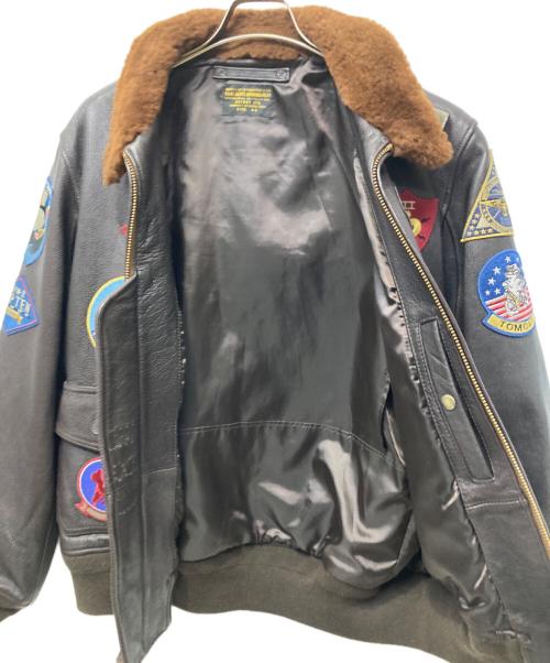 AVIREX（アヴィレックス）AVIREX (アヴィレックス) GOAT G-1 TOP GUNレザージャケット ブラウン サイズ:44の古着・服飾アイテム