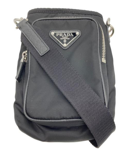 PRADA（プラダ）PRADA (プラダ) Re-Nylon スマートフォンケース ブラックの古着・服飾アイテム