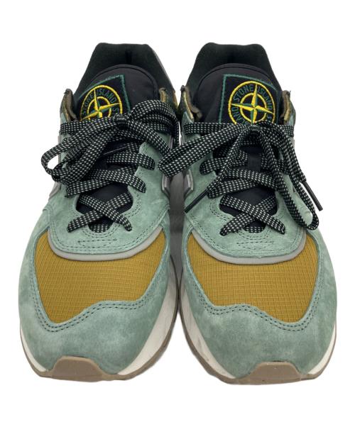 NEW BALANCE（ニューバランス）NEW BALANCE (ニューバランス) STONE ISLAND (ストーンアイランド) スニーカー グリーン サイズ:28cmの古着・服飾アイテム