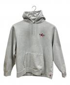NIKE×SUPREMEナイキ×シュプリーム）の古着「Hooded Sweatshirt」｜ライトグレー