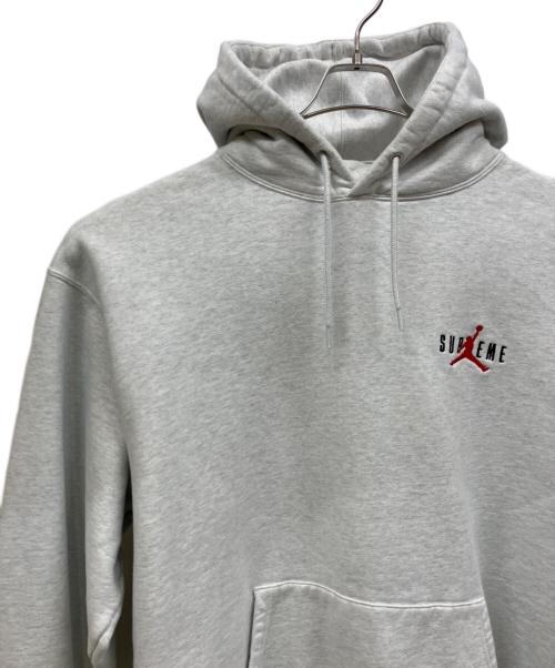 NIKE（ナイキ）NIKE (ナイキ) Supreme (シュプリーム) Hooded Sweatshirt ライトグレー サイズ:XLの古着・服飾アイテム