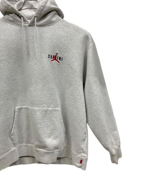NIKE（ナイキ）NIKE (ナイキ) Supreme (シュプリーム) Hooded Sweatshirt ライトグレー サイズ:XLの古着・服飾アイテム